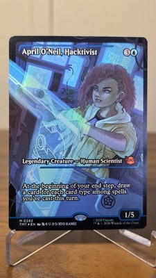 April O'Neil, Hacktivist Foil (Showcase) M Teenage Mutant Ninja Turtles 282 NM