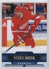 2017-18 Upper Deck Overtime Rookies Blue Foil Robbie Russo #117 b8c