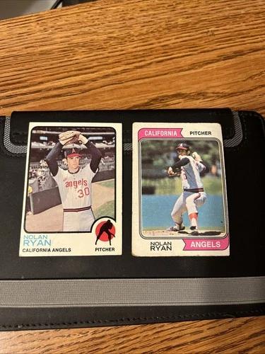 1973 and 1974 Topps Nolan Ryan - (2) card lot.