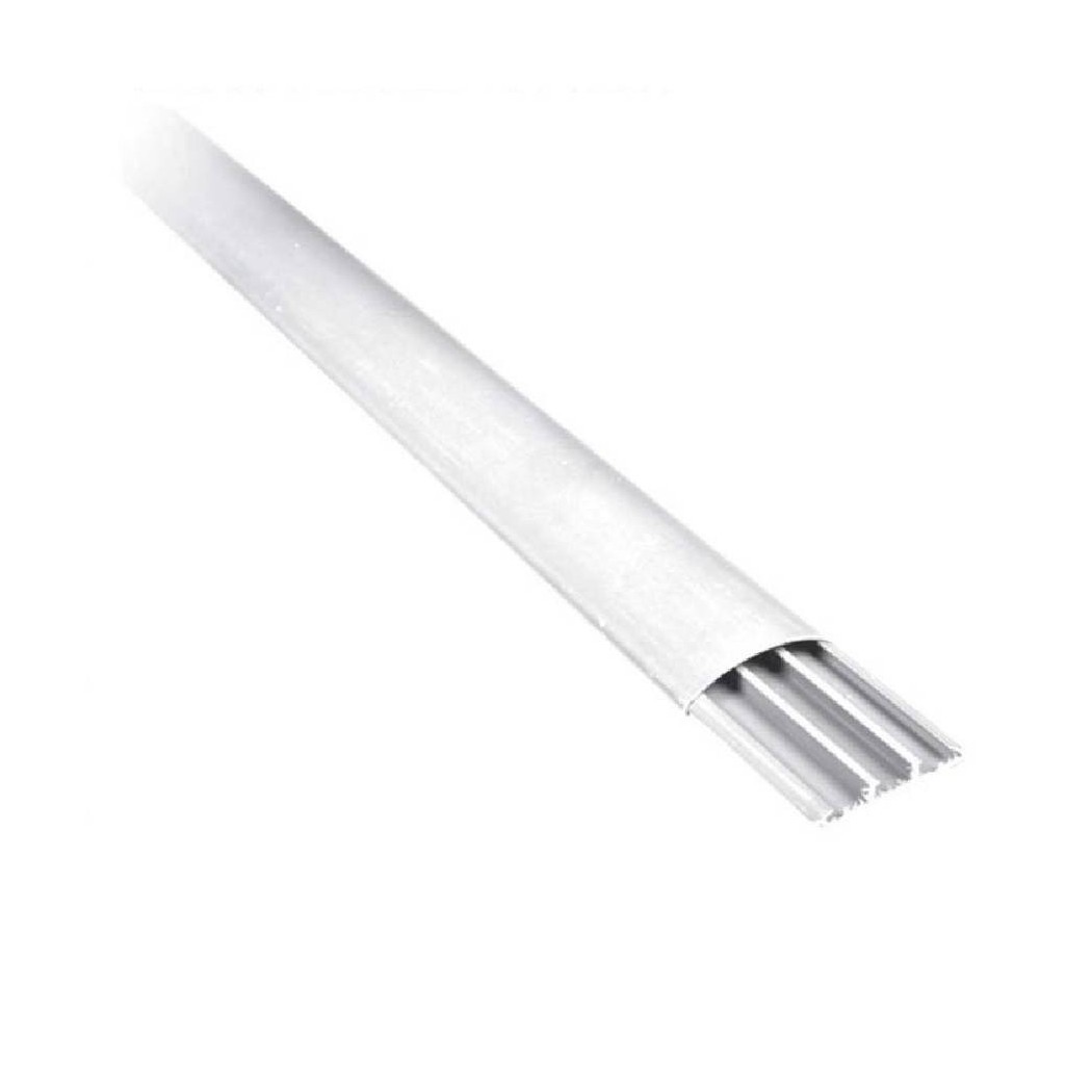 SET 2 CANALINA PASSACAVI PLASTICA CT2 BIANCO 2MT 60X15MM A PAVIMENTO 5626015F/WH