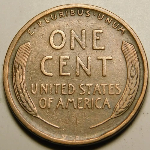 1909 VDB Lincoln Wheat Cent Penny F-VF   "Actual Coin Pictured"