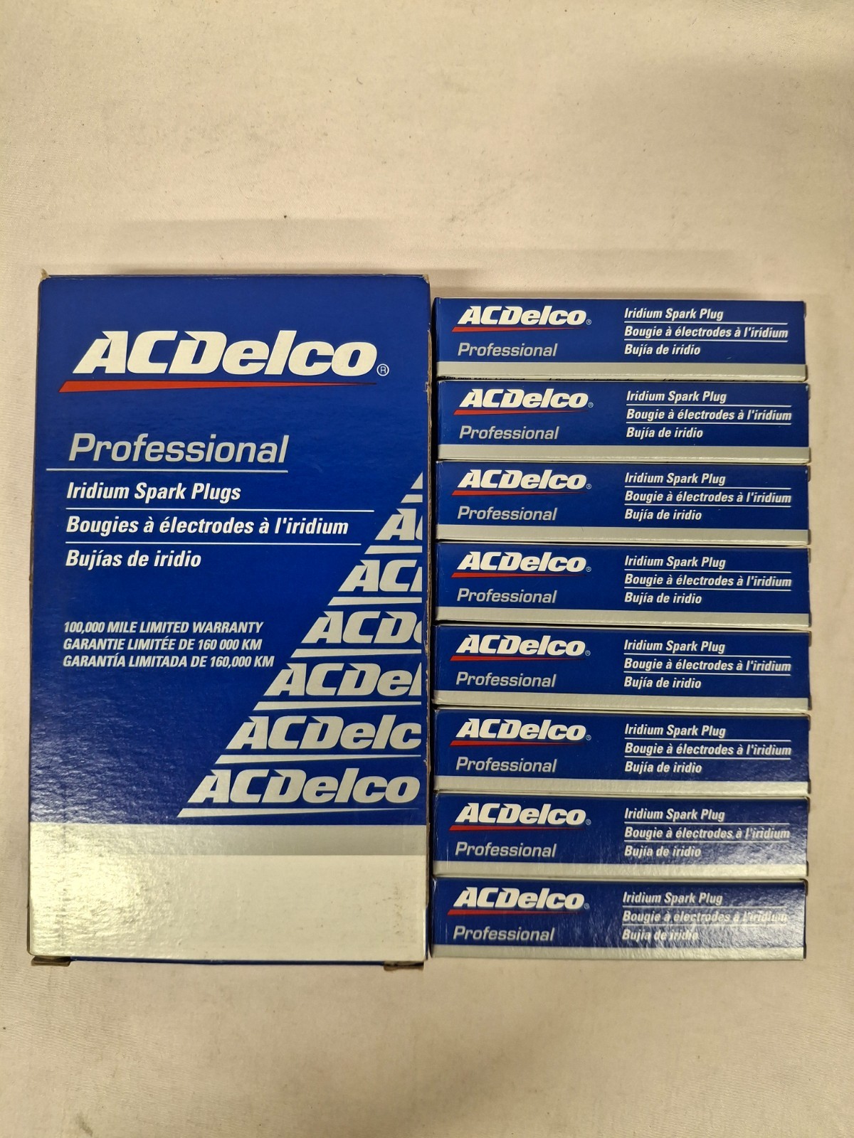 ACDelco 41-105 Iridium Spark Plug Set 12607280 New In Box Set of 8