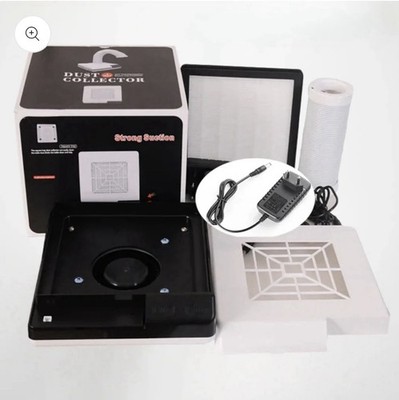 LED Dust Collector for Nail Salon / Dental Lab   Portable Vacuum