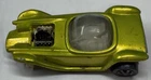 Vintage Hot Wheels Redline 1968 Olive Beatnik Bandit - 1 wheel missing