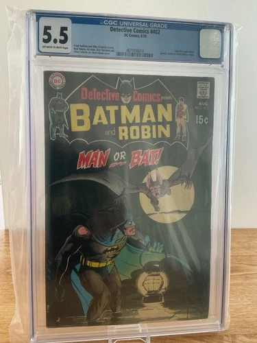 Detective Comics 402 CGC 5.5 2nd Man-Bat, Neal Adams cover Fresh Graded