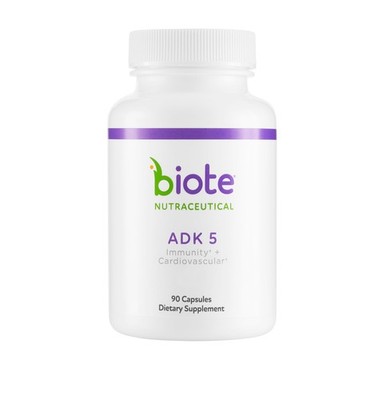 Biote Nutraceuticals ADK 5 Immunity Cardiovascular Support 90 Capsules