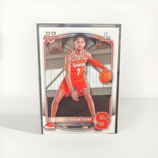 2025-26 Bowman 1st Bowman Kiyan Anthony #2003 Syracuse Orange NCAA Basketball