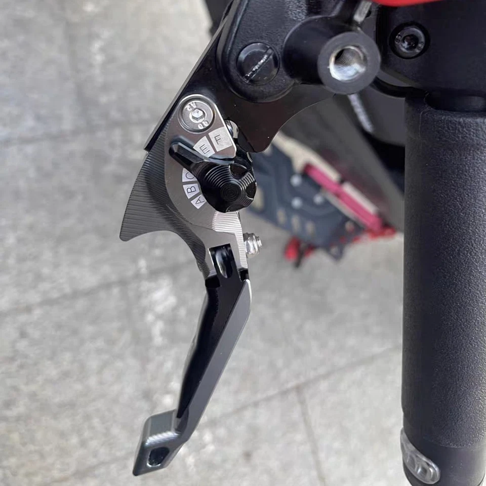 Palancas de embrague de freno plegables CNC para KAWASAKI ZZR 250/600 ZZR 1100 ZZR1200/1400 Foto 4 de 4