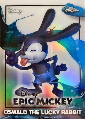 EPIC MICKEY OSWALD THE LUCKY RABBIT - 2026 TOPPS CHROME DISNEY NEON #EM-5