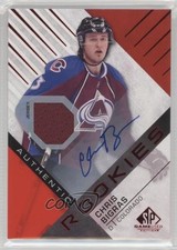 2016-17 SP Game Used Authentic Rookies Red Material Chris Bigras #107 Auto z3c