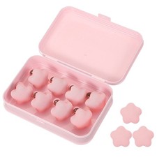 8Pcs Duvet Cover Pins Clips to Hold Comforter Inside Light Pink Flower ,