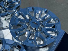 4 New 2024 Gmc Sierra 2500 Wheels Oe Replica 22x8.5 Chrome 8x180 Gmc Chevy