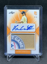 2021 Leaf Perfect Game National Showcase XAVIER CARDENAS III PATCH AUTO RC #2/3