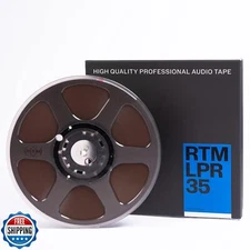 RTM Long Play Recording LPR 35 ¼ inch - Reel to Reel Magnetic Tape for Audio 