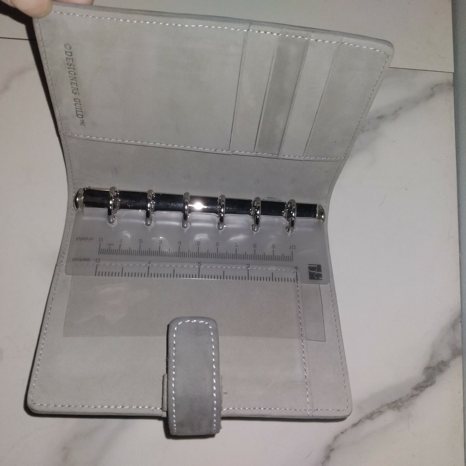 Designer Guild Compact Planner Binder Snap Closure Pl… Gem