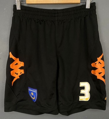 Short Kappa FC Portsmouth 2012/2013 - Taille M - Noir - Très Bon État
