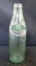 ** ANTIQUE CODD BOTTLE w/ MARBLE - PHILLIPS & ALLEN  CARLISLE **