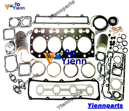 4TN100 Engine Overhaul Gasket Kit Head Gasket For Yanmar TAKEUCHI C50R Carrier - Picture 1 of 3