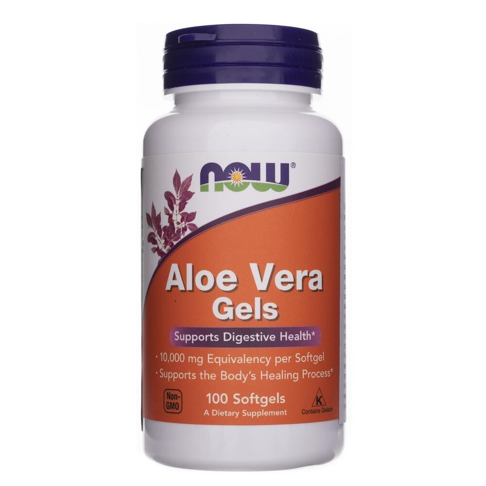 Now Foods Aloe Vera 10000 mg 100 cápsulas