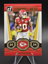 2024 Panini Donruss Football Champ Is Here Card #3 Isaiah Pacheco 