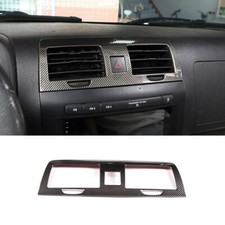 Steel Carbon Look Central Control Air Outlet Frame Cover For Hummre H3 2005-2009