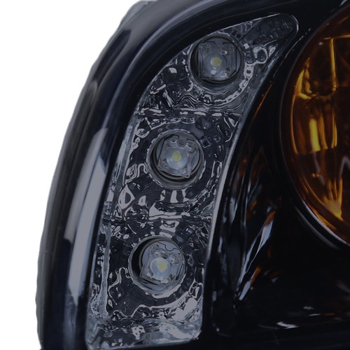 For 97-03 Pontiac Grand Prix Projector Headlights Smoked Lens Dual Halo - Picture 3 of 5
