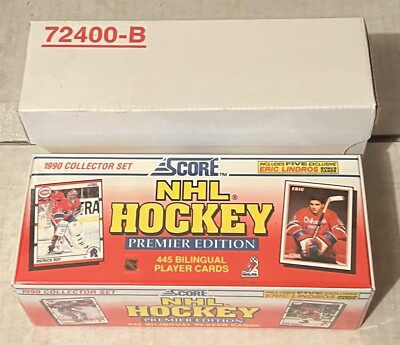 1990 Score NHL Hockey Premier Edition Bilingual Set Factory Sealed (Red) 72400-B