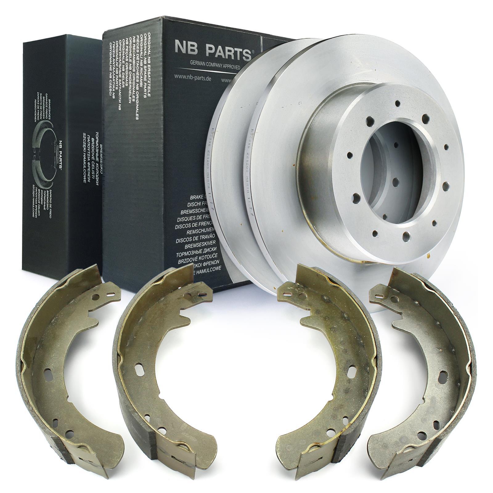 Brake Discs Brake Shoes Handbrake Rear for Land Rover Defender Discovery