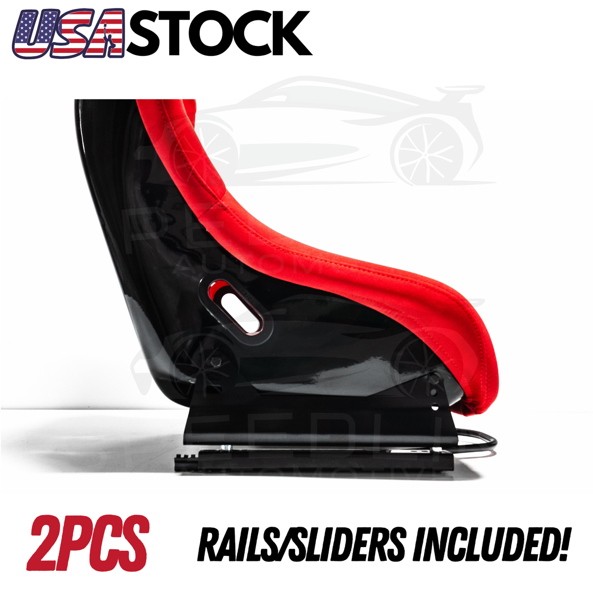 BRIDE VIOS 3 III Red Seats Low Max Racing Seat Pair - LIMITED