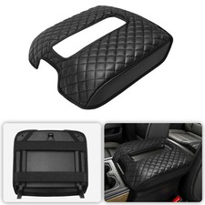 Middle Console Arm Rest Cover Black Fits 2014-2018 Silverado Sierra Bucket Seat