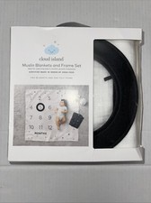 Baby Monthly Growth Milestone Blanket.Muslin Blanket And Frame Set.NIB