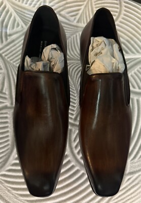 Saks Fifth Avenue Men Brown Dress Oxford Brushed Brown US 11
