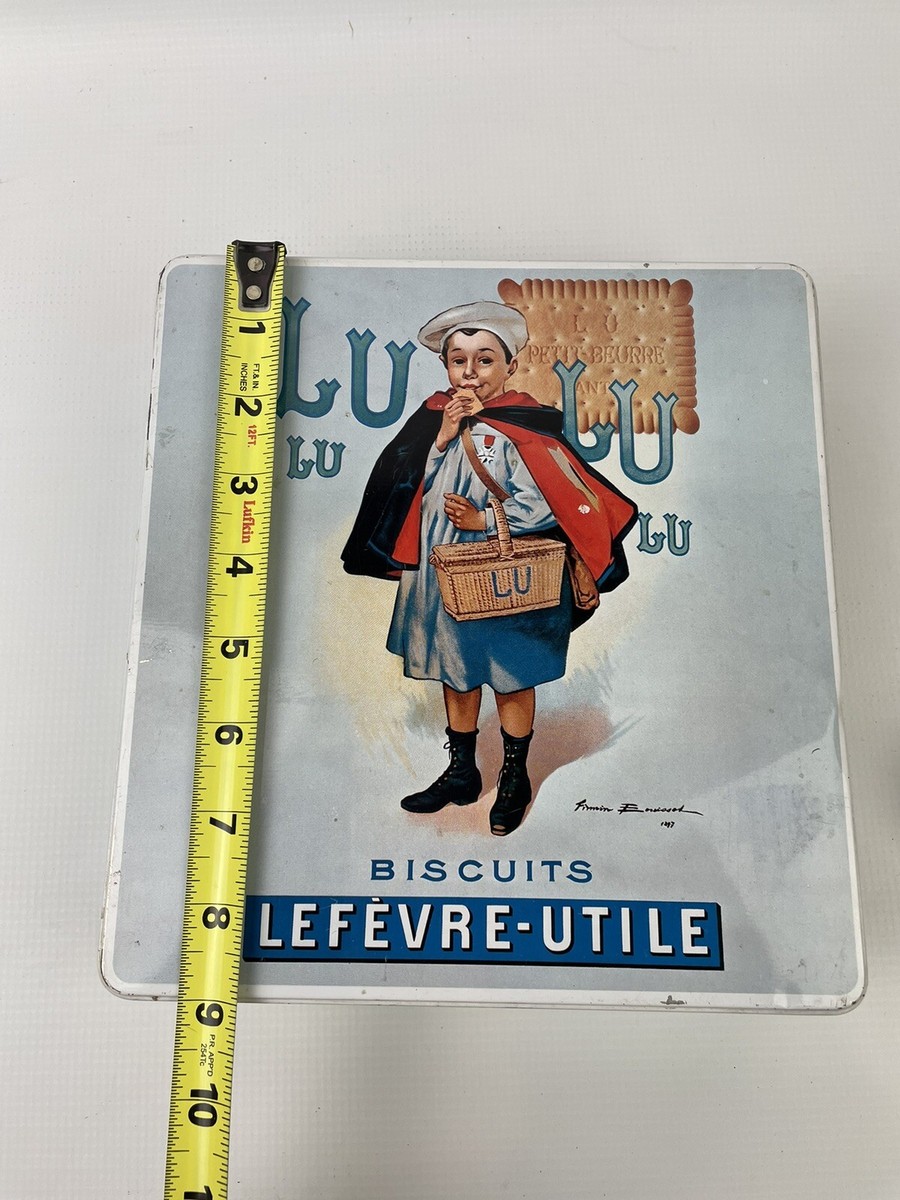 LU ビスケット　非売品　陶器小物入れ　　Lefevre-Utile LU ビスケット 非売品 陶器小物入れ Lefevre-Utile - メルカリ