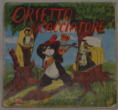 JÄGERBÄR ILLUSTRATION DAP MÄRCHEN MÄRCHEN 1950 MÄRCHEN KINDHEIT KINDER