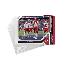 23 NFL Panini Instant 165-184 KANSAS CITY CHIEFS AFC CHAMPS 20 CARD SET