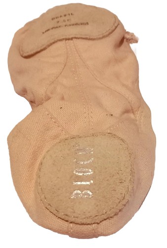 Adult split Sole Ballet Shoes Bloch Pink Canvas Ballet Shoes Adult 7.5 with flaw - Picture 3 of 8