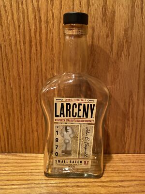 Empty Larceny Small Batch Bourbon Bottle (750ml)