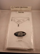 TABLEMATE PLASTIC TABLECLOTH 54" X 108" OBLONG