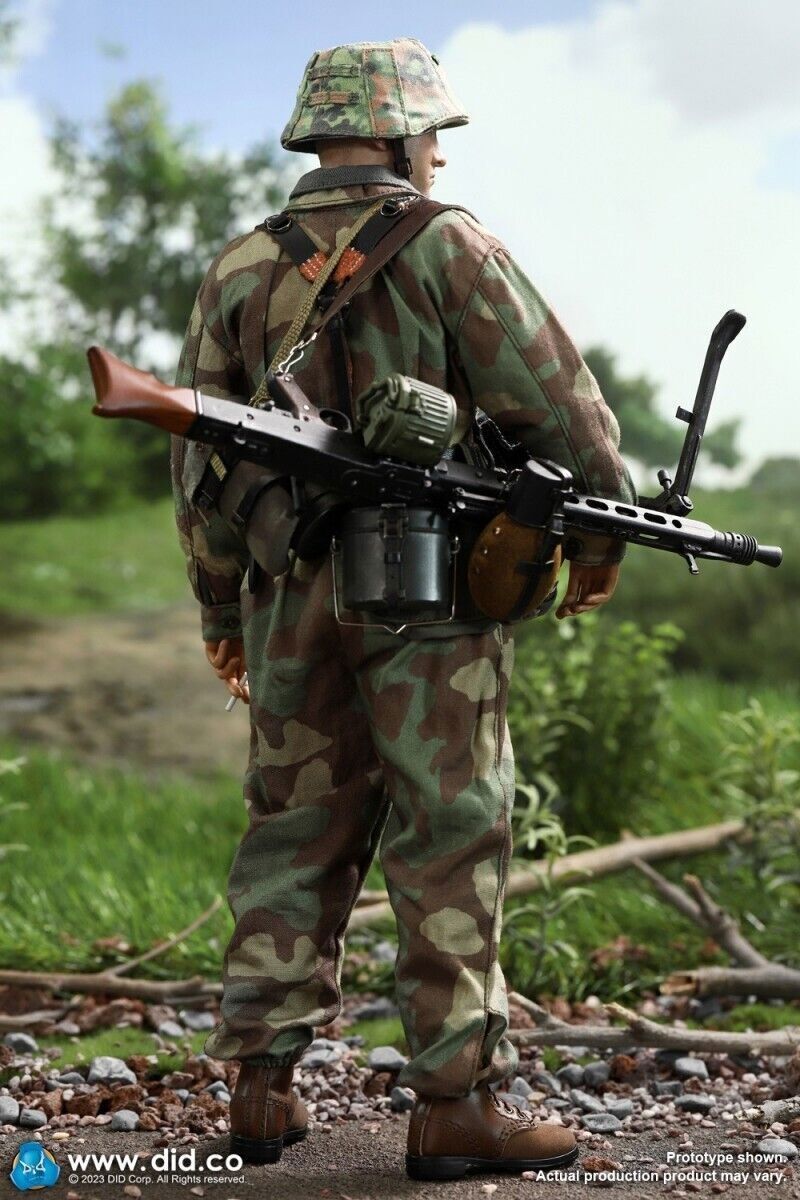 DID D80169 1/6 WII German 12th SS Panzer Division MG42 Gunner