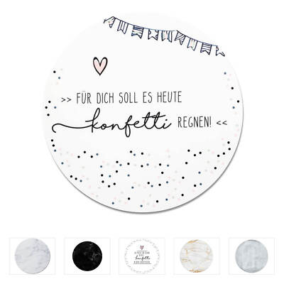 Mauspad Marmor-Look I dv_313 I Ø 22 cm rund Mousepad mit rutschfester Unterlage
