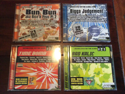 Riddim 18 19 20 21 [4 CD] Sean Paul Sizzla Elephant Man Capleton Beenie Toddler