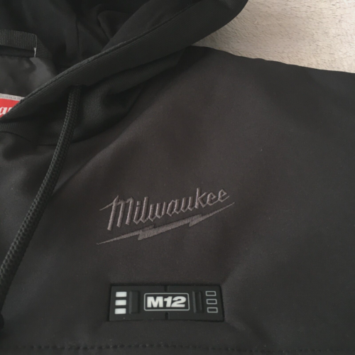 Milwaukee M12 Heated Gear mens Black Hooded Jacket size 2XL (No Battery) - Picture 3 of 11