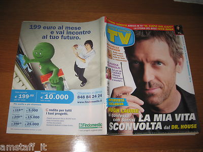 TV SMILES AND SONGS=2007/44=HUGH LAURIE=ANTONIO CASANAVA=STEFANO DIONISI=