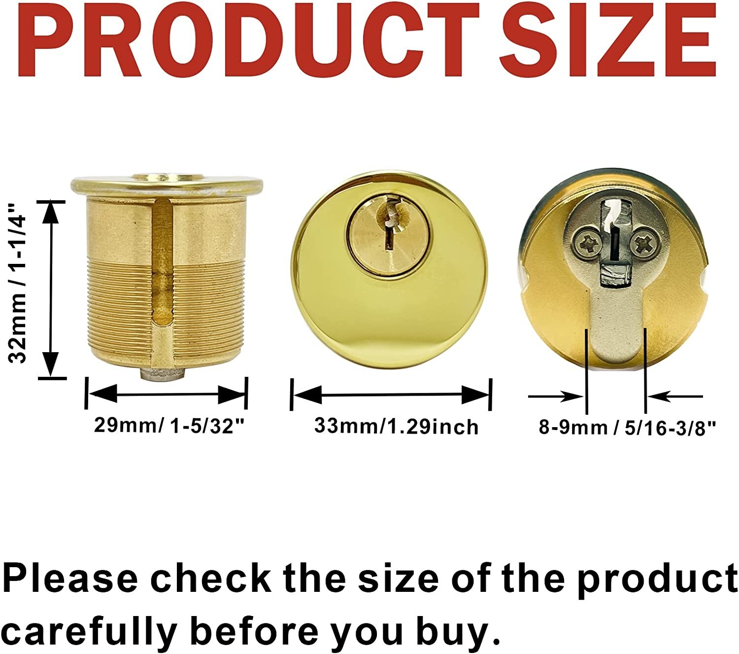 Storefront - Cerrojo De Seguridad Para Puerta Con 2 Cilindros Adams - Foto 3