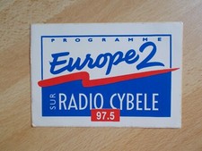 Sticker Programme Europa 2 On Radio Cybele