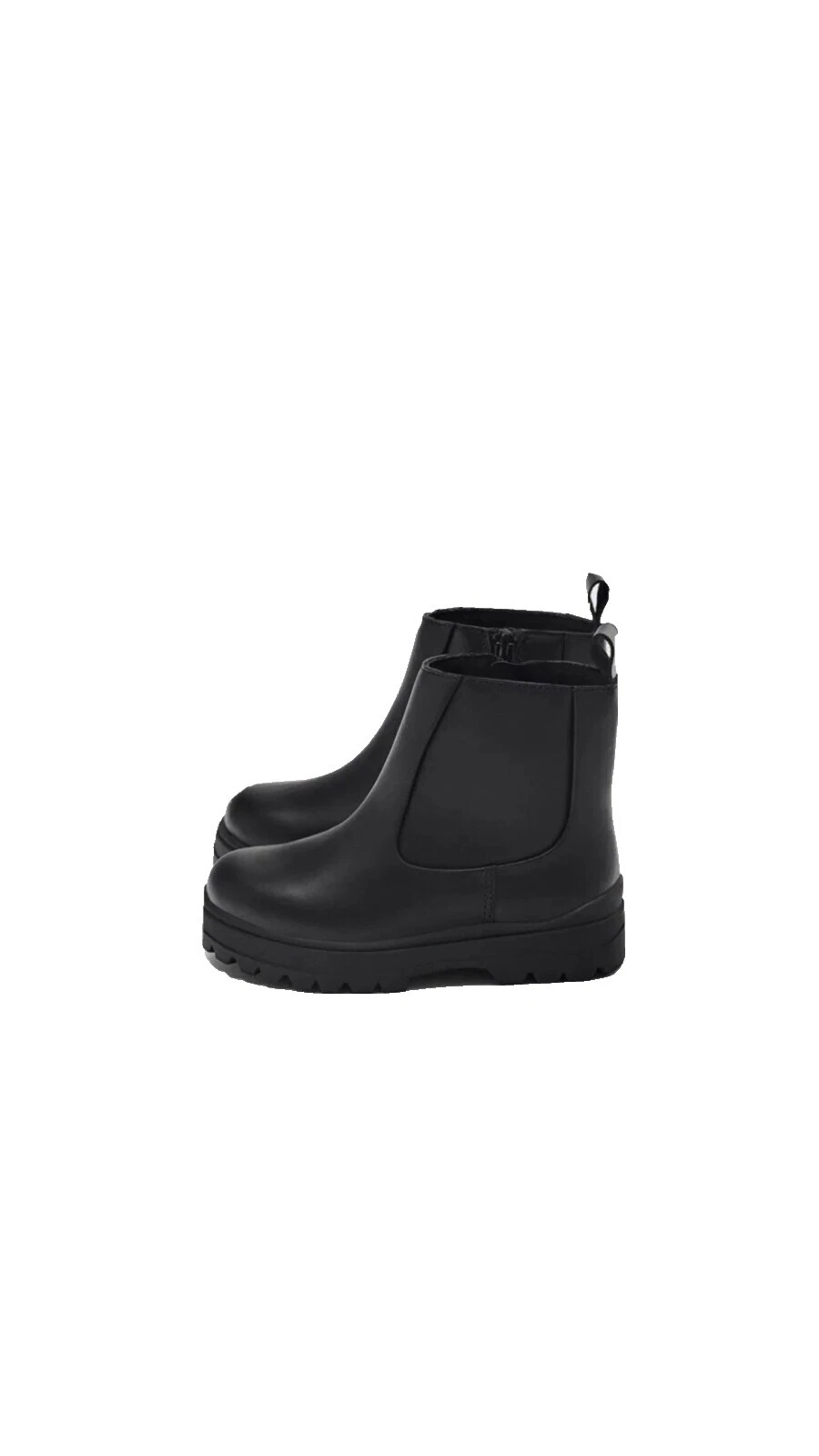 Botas Zara con zapatos de bebé de cuero superior