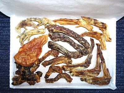 STEP INTO PETS WORLD Natural Dog Treat Selection Box Chicken Duck Turkey Chew Treats (Large Letterbox