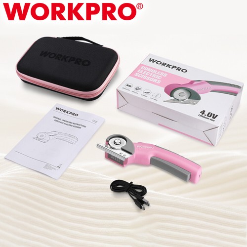 WORKPRO 4.0V Cordless Electric Scissor Rotary 280RPM Cutter Rechargeable Shears - Picture 12 of 12