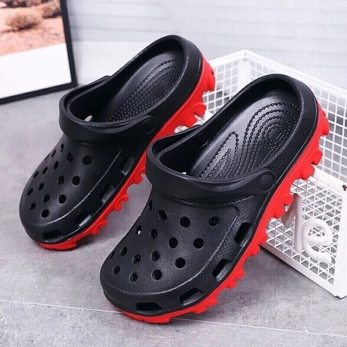 Men's Slip-On Garden Mules Clogs Sports Sandals Beach Water Slippers - Picture 17 of 33