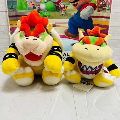 USJ  Bowser & Bowser Jr. Set of 2 Plush Doll toy Super Nintendo World Limited